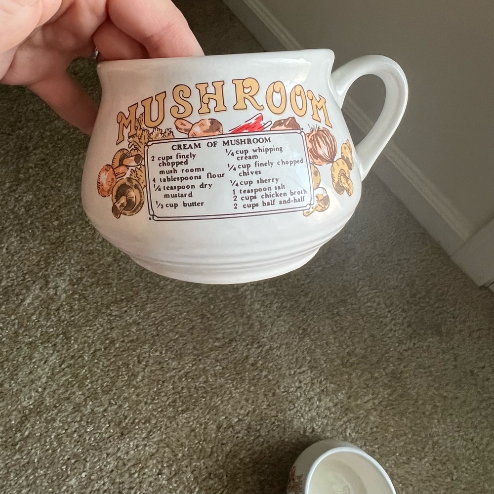 Mushroom Soup Bowls with Recipe - Picture 3 of 3